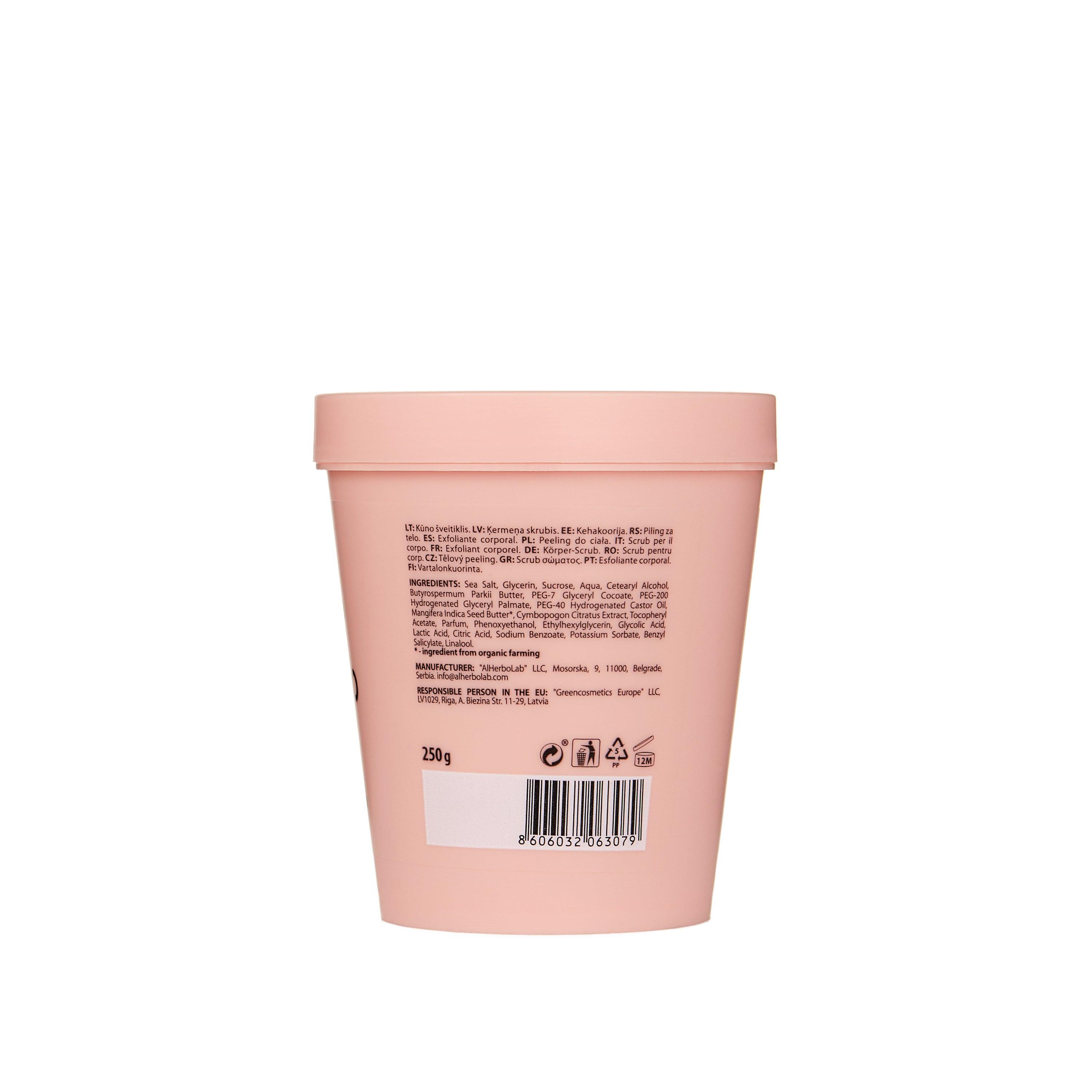 ORGANIC MIMI, BODY SCRUB MANGO GOLD, 250 g by Damask Rose