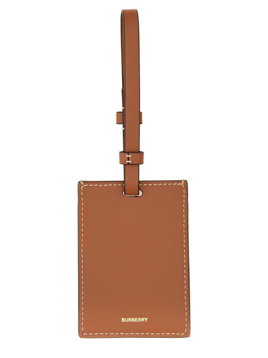 Burberry Unisex Nameplate "Porte Adresse" Check DestGlow