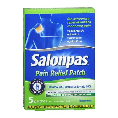 Salonpas Pain Relief Patch, Minty Scent by Pasteur Pharmacy