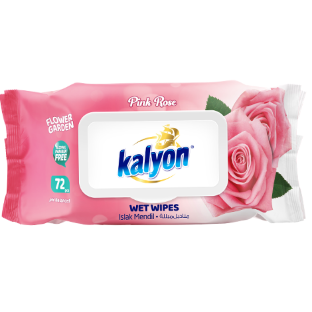 Kalyon Pink Rose Wet Wipes (72ct) DestGlow