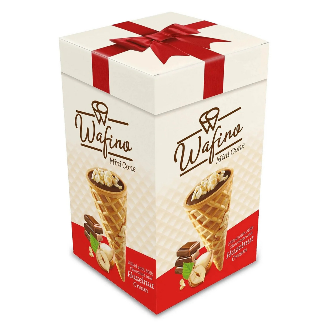 Wafino Mini Cone Hazelnut Cream (5.3oz) by Farmacias Savia