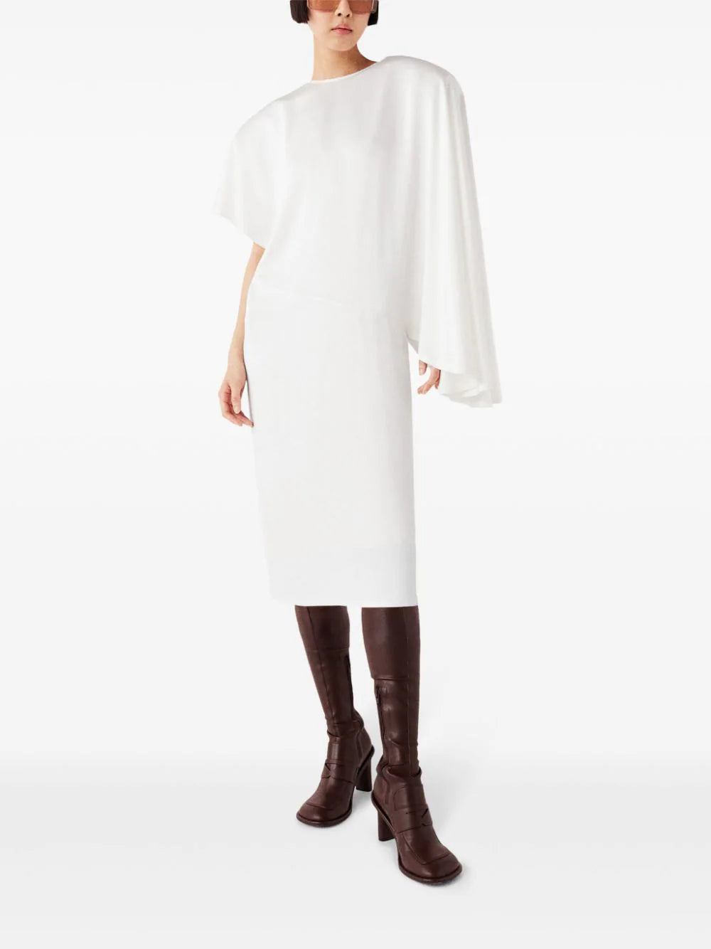 Stella Mccartney Women Asymmetric Midi Dress DestGlow