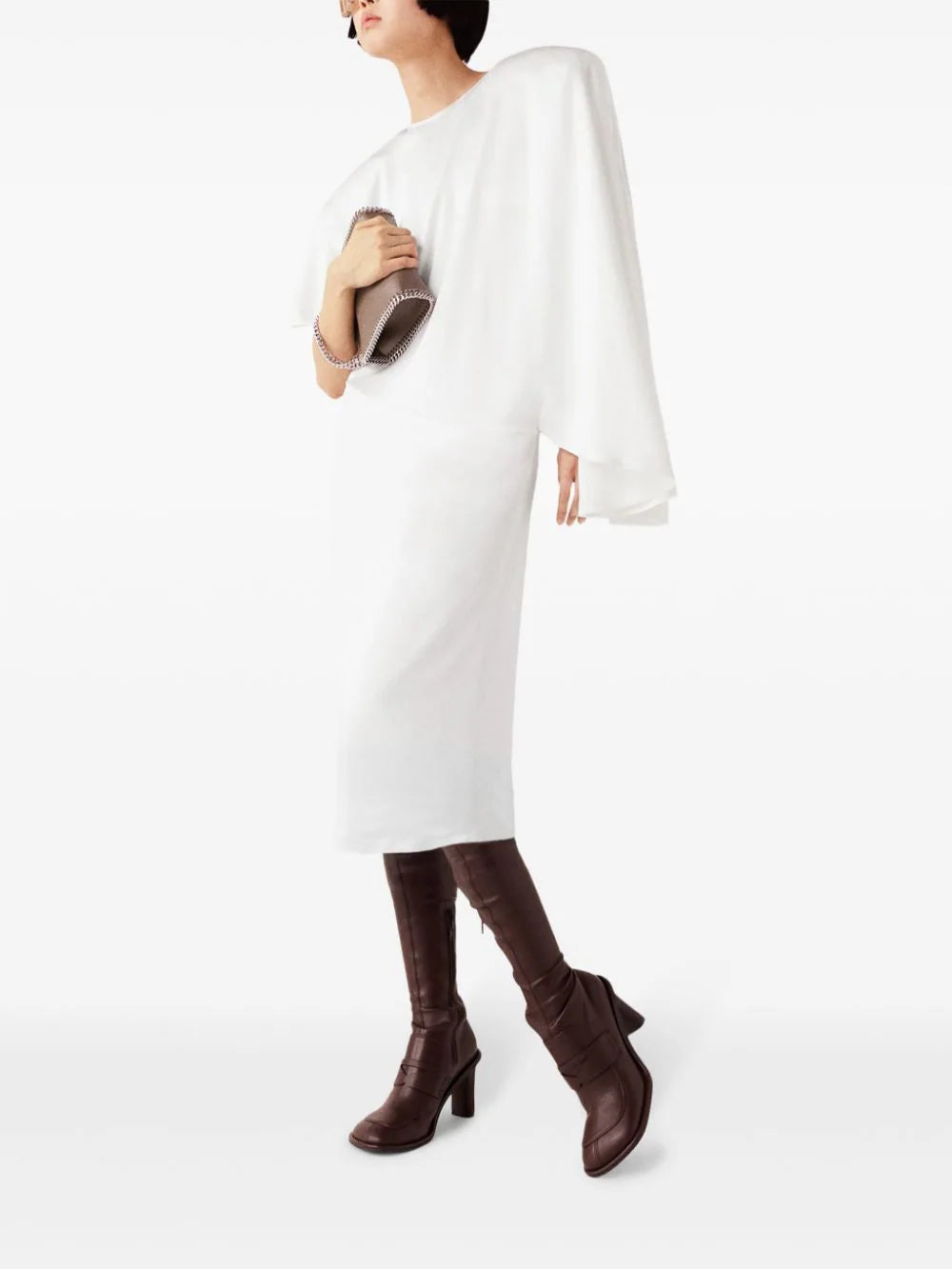 Stella Mccartney Women Asymmetric Midi Dress DestGlow
