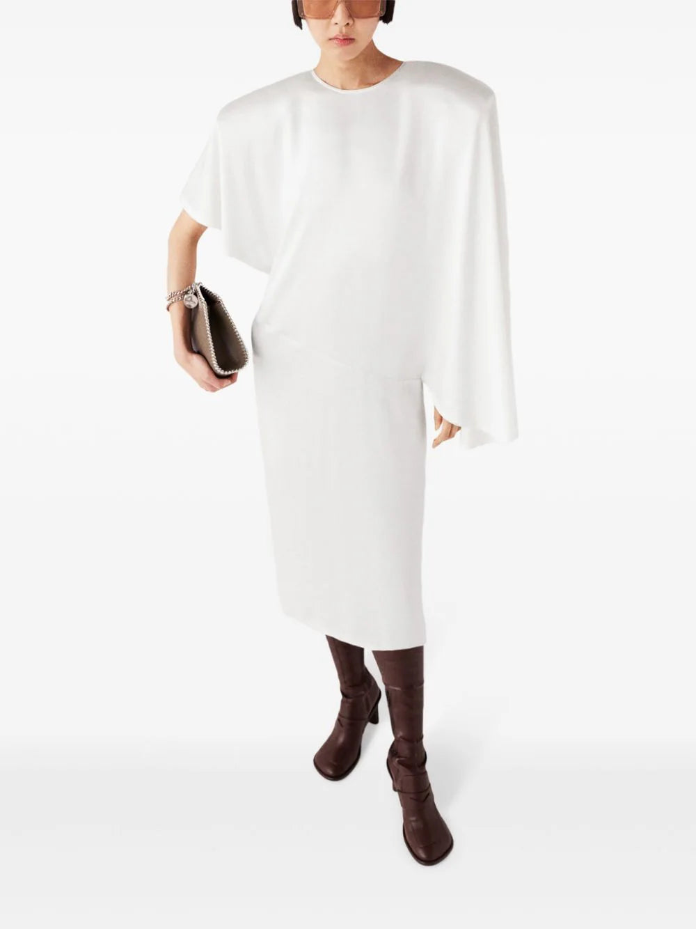 Stella Mccartney Women Asymmetric Midi Dress DestGlow