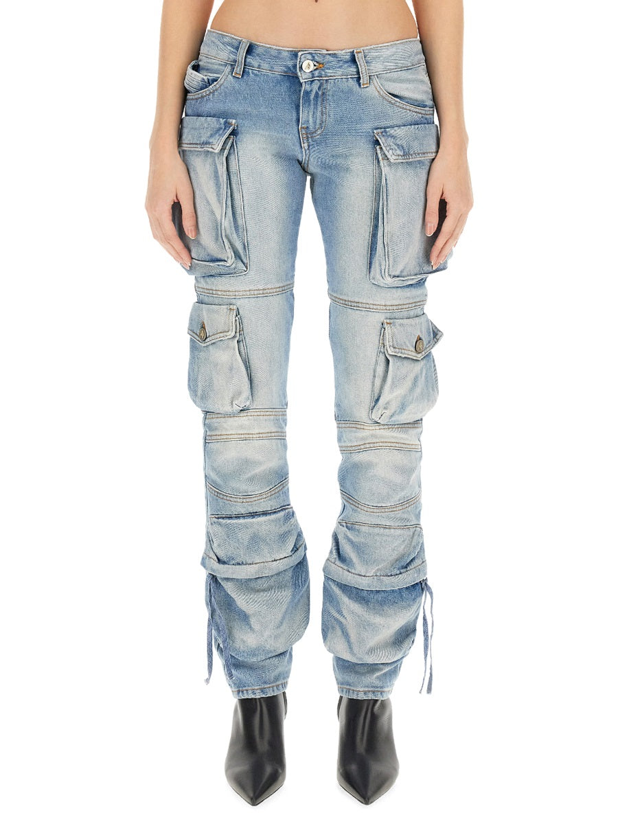 The Attico Women Cargo Jeans DestGlow