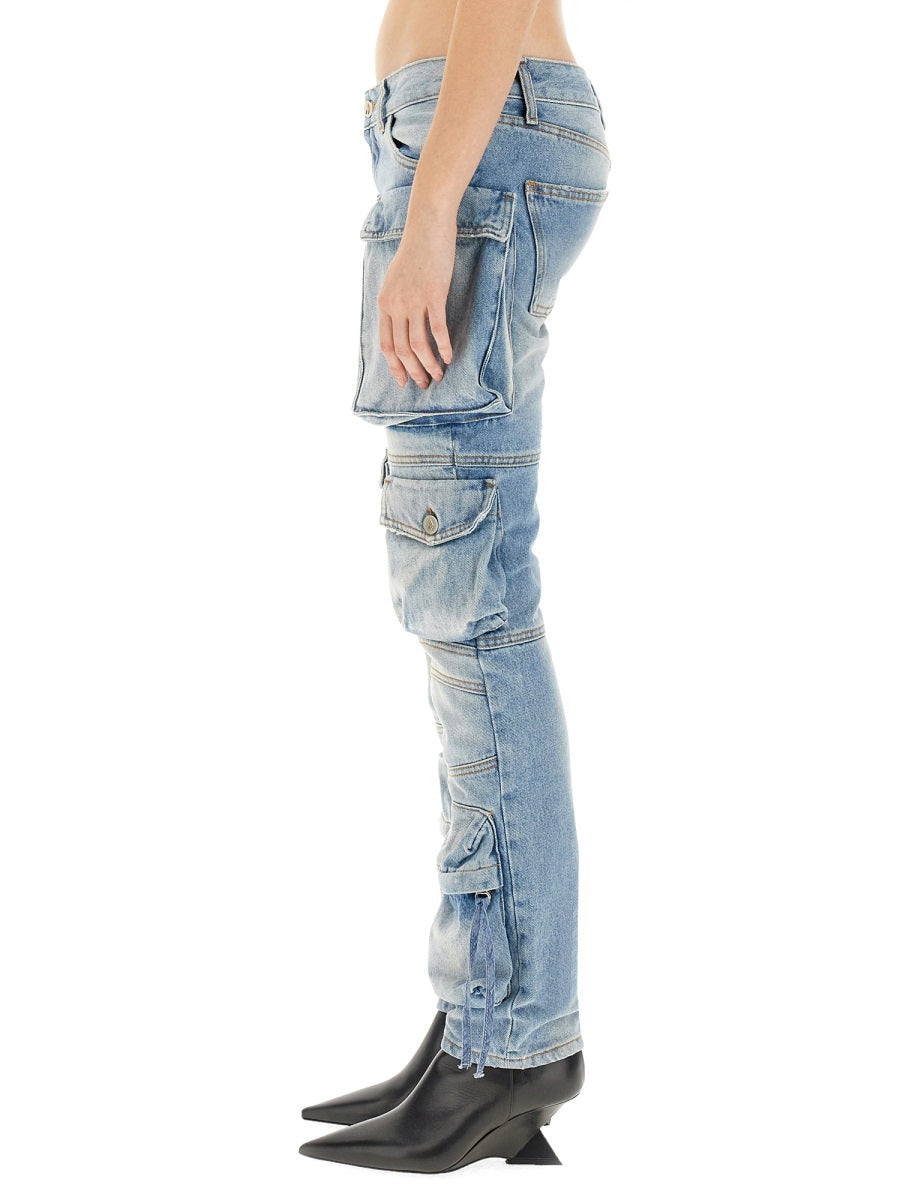 The Attico Women Cargo Jeans DestGlow