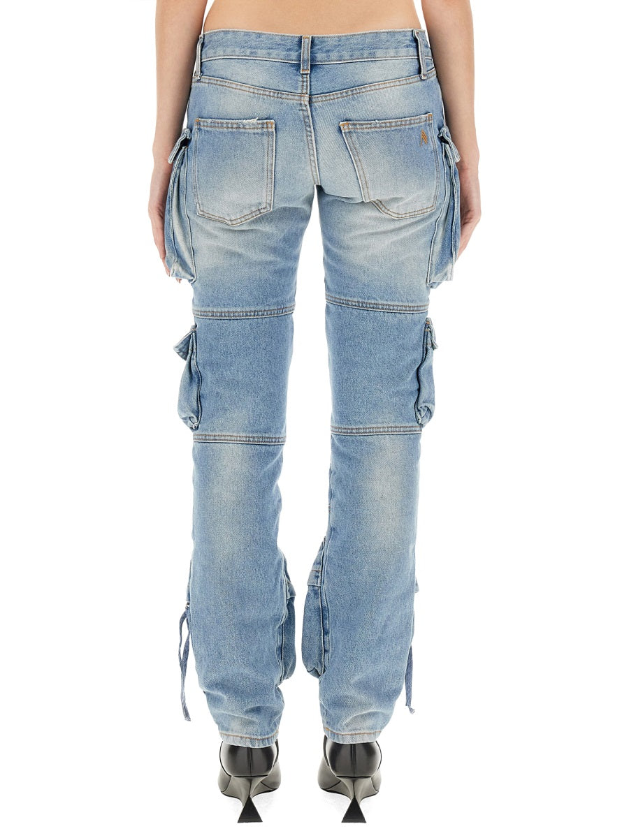 The Attico Women Cargo Jeans DestGlow