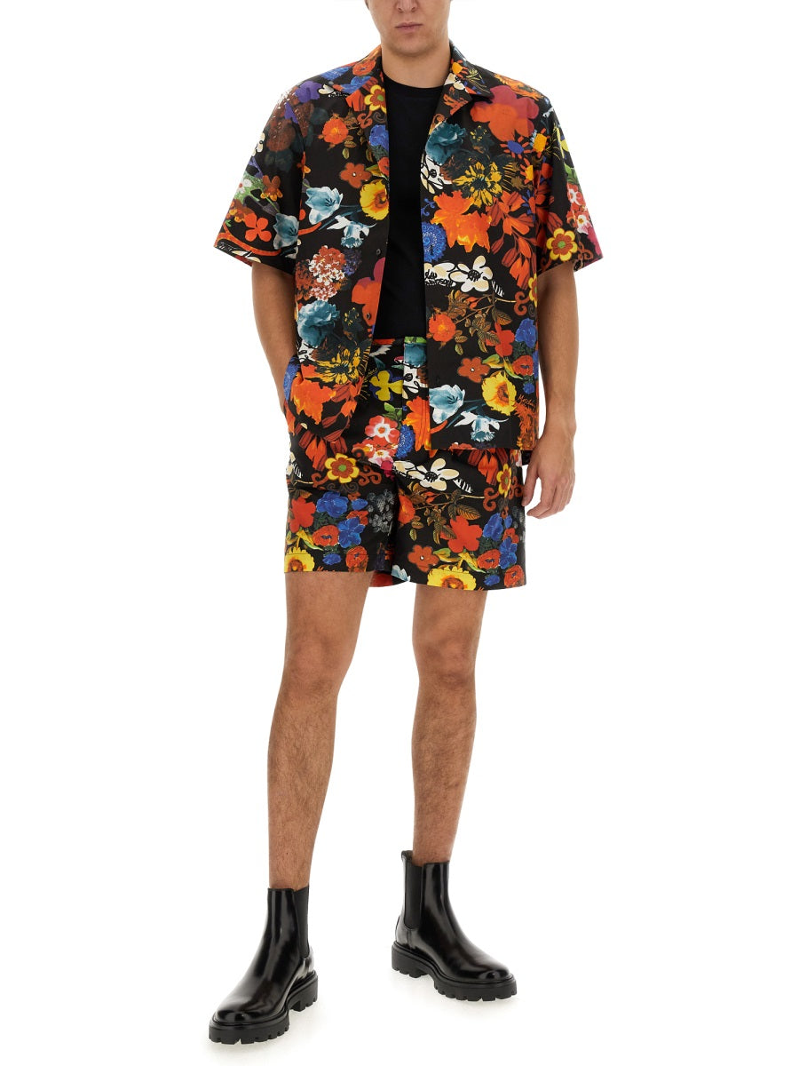 Moschino Men Bermuda With Floral Pattern DestGlow