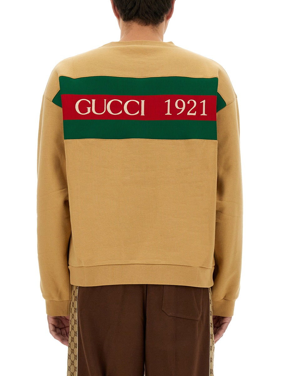 Gucci Men Sweatshirt With Web Ribbon DestGlow