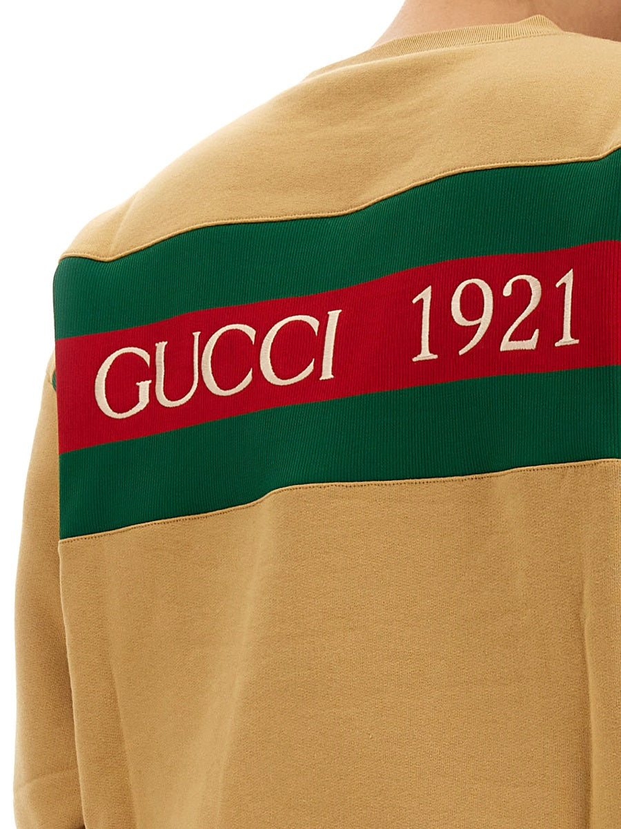 Gucci Men Sweatshirt With Web Ribbon DestGlow