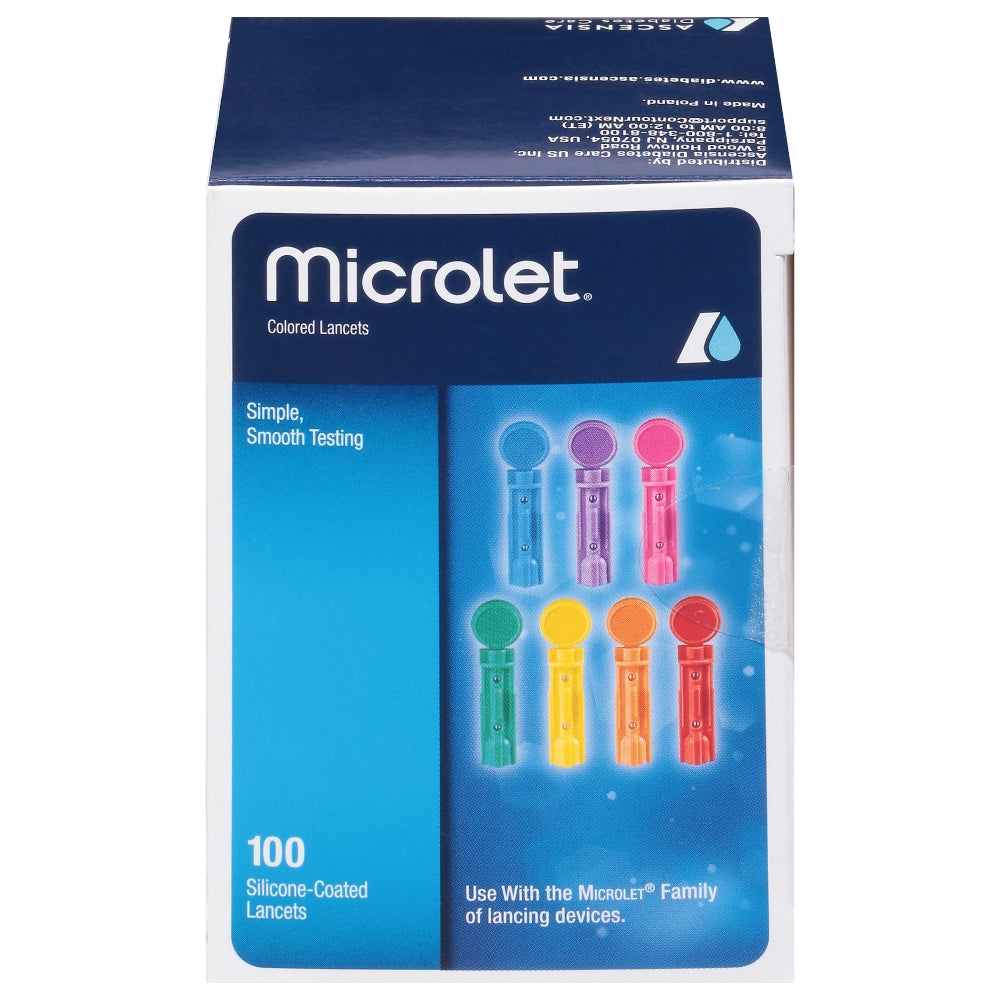 Microlet Bayer Colored Lancets by Pasteur Pharmacy