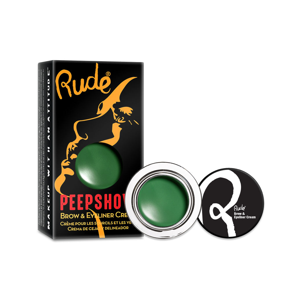 RUDE Peep Show Brow & Eyeliner Cream Brights - Forbidden - DestGlow