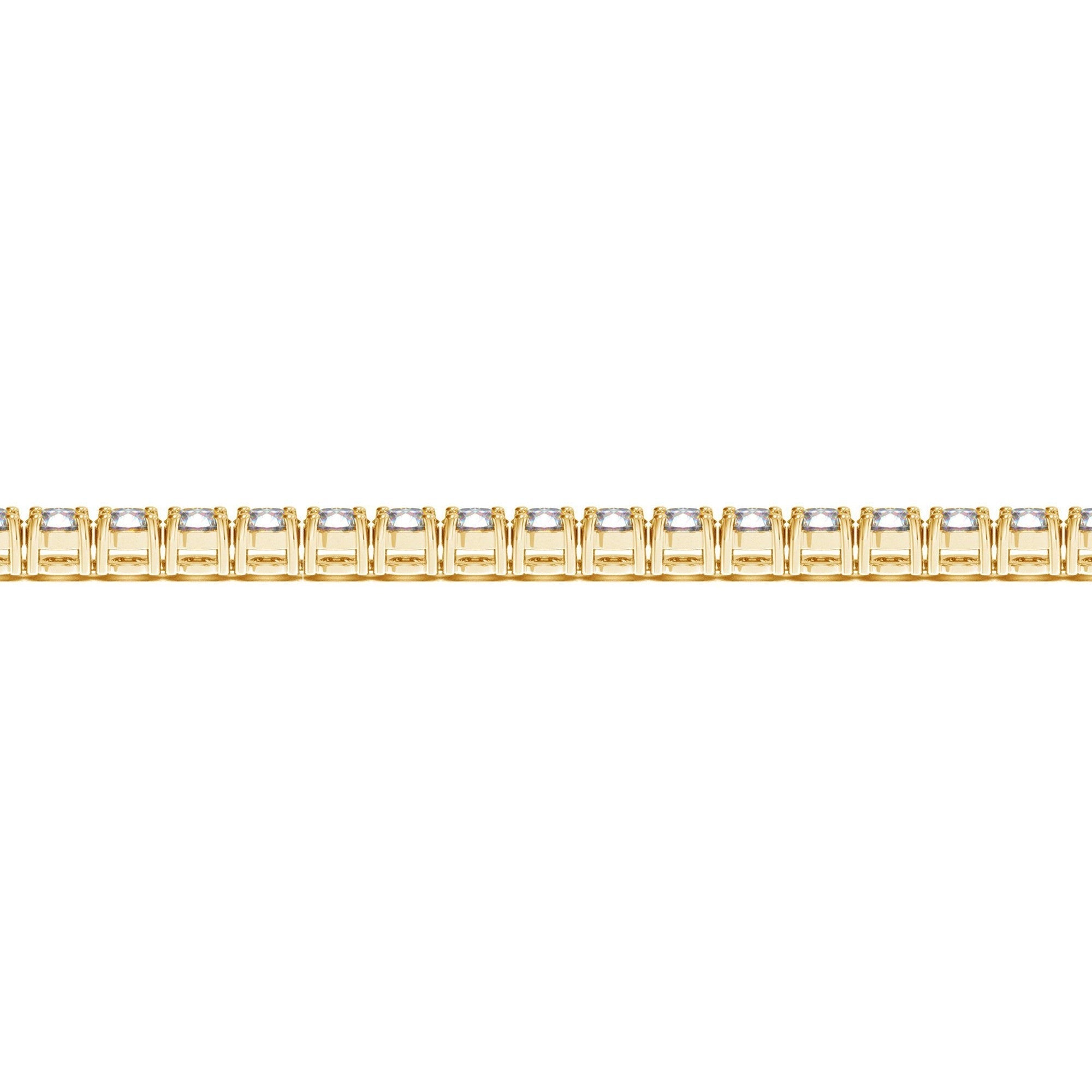 Lab Grown Round Diamond Tennis Bracelet in 14k Yellow Gold (7 cctw F/G VS2/SI1)