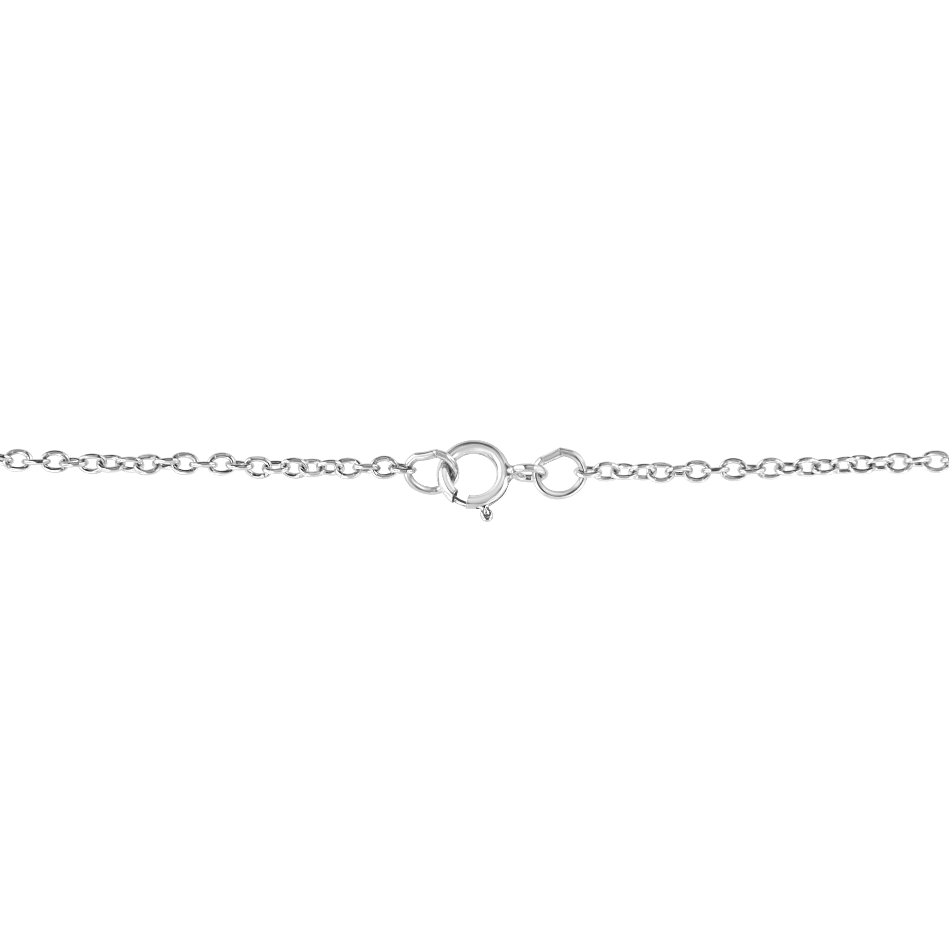 .925 Sterling Silver Diamond Accent Virgo Zodiac Key 18" Pendant Necklace (K-L Color, I1-I2 Clarity) DestGlow