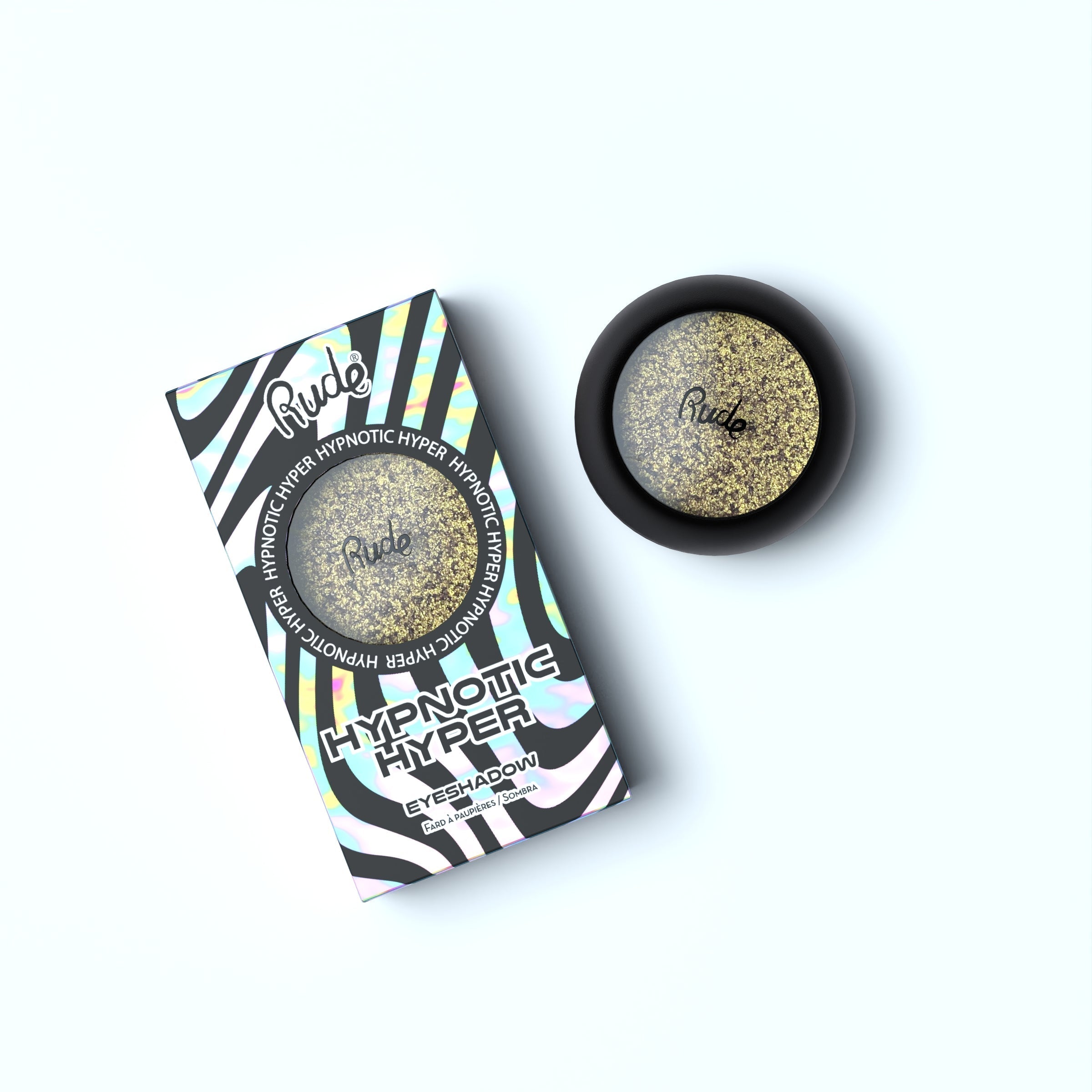 RUDE Hypnotic Hyper Duo Chrome Eyeshadow - State of Mind - DestGlow