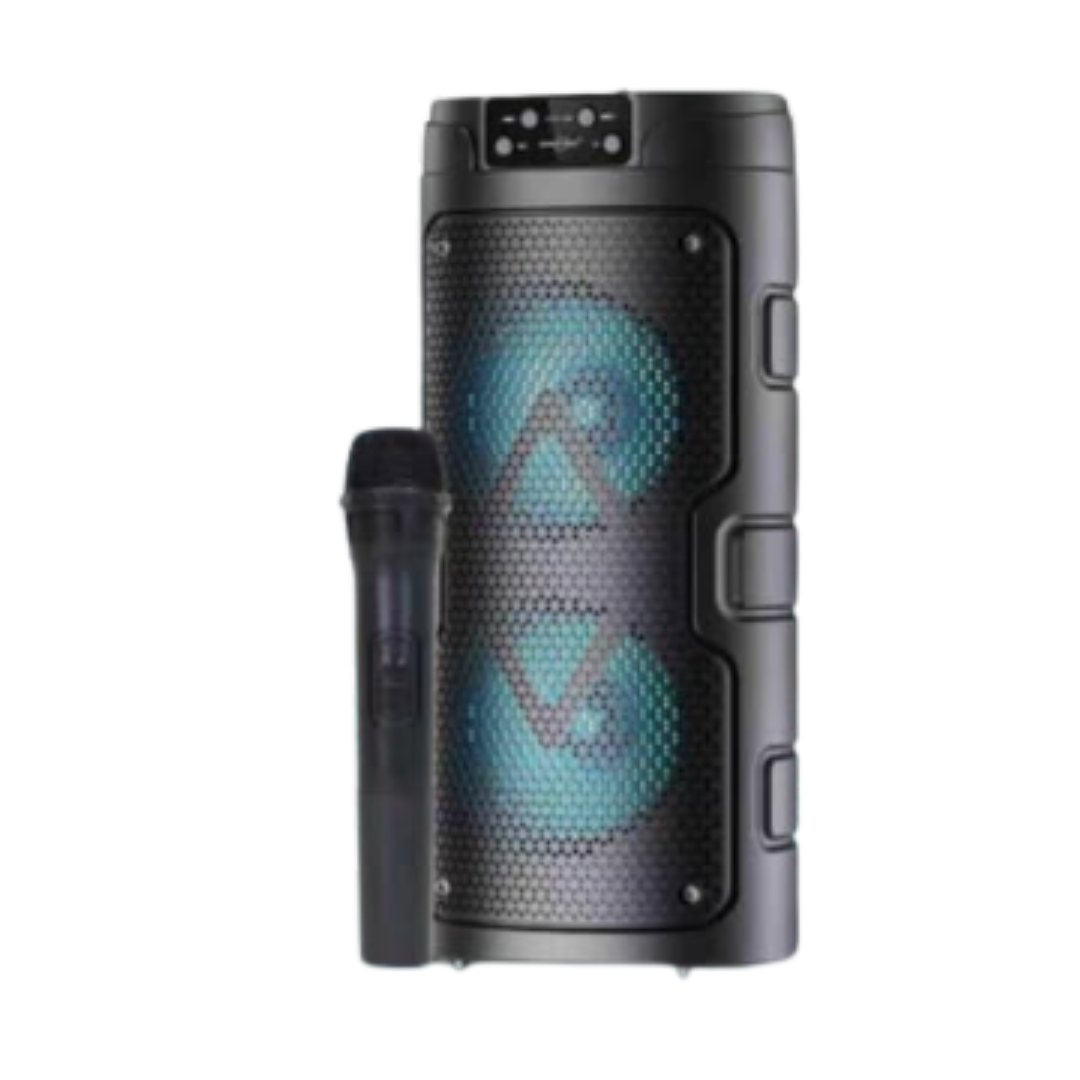 AA2025 4" Portable Bluetooth Speaker with Microphone (Black) DestGlow