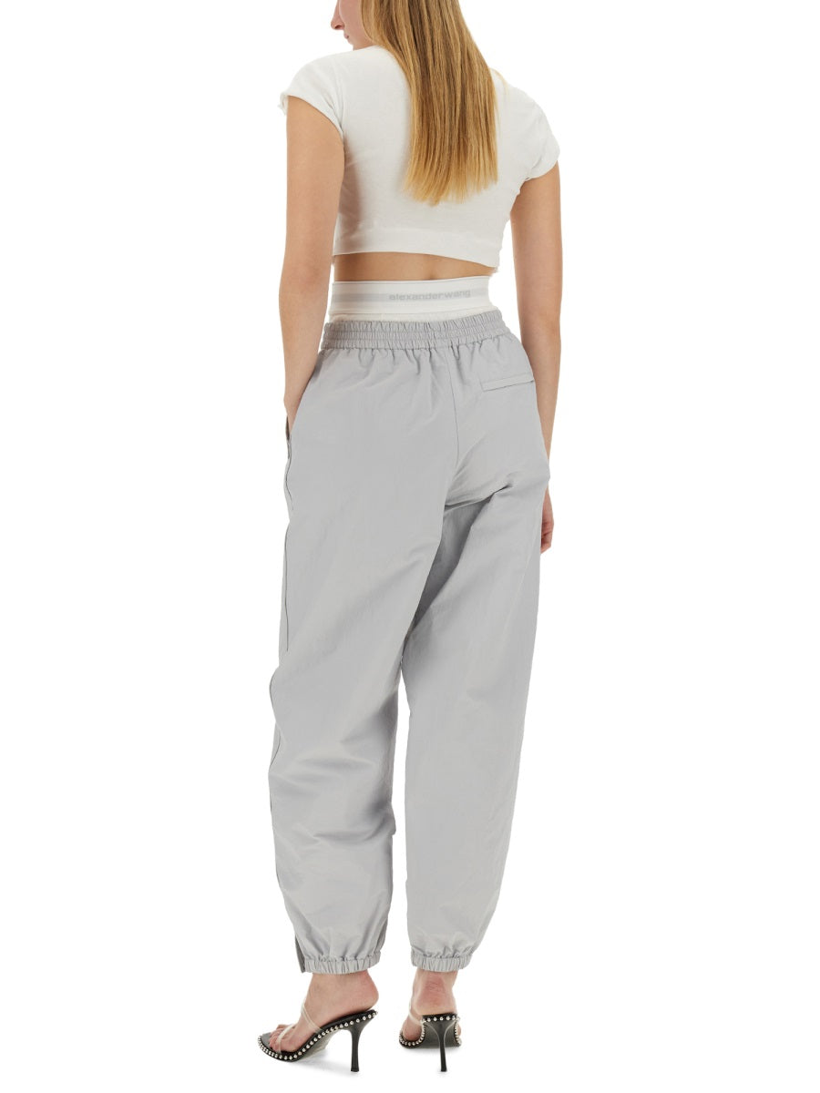 Alexander Wang Women Sports Pants With Integrated Underwear by Luosophy