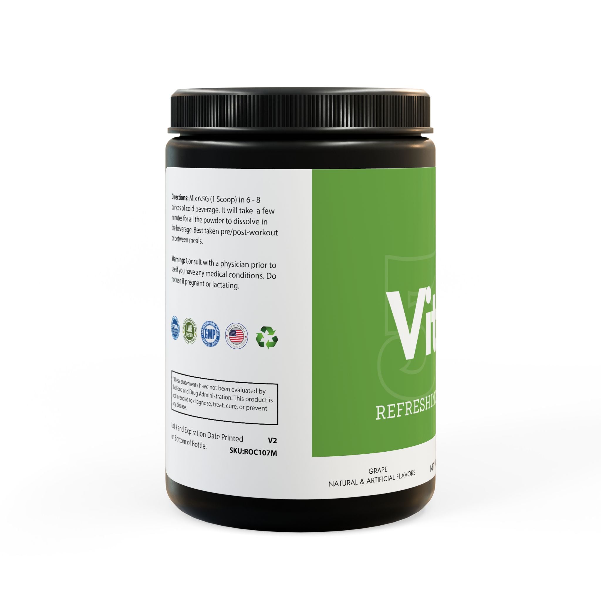 Vitape BCAA Supplement, Grape, 11oz by Spee24, LLC