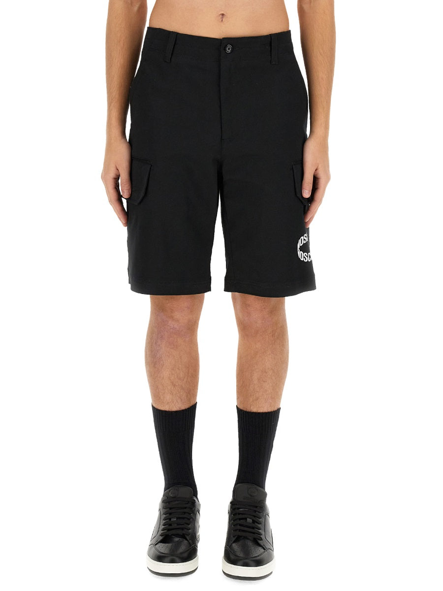 Moschino Men Bermuda With Logo DestGlow