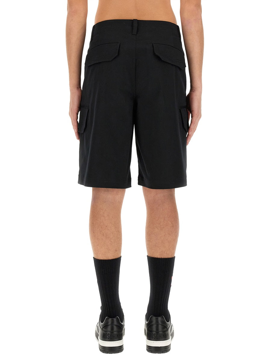 Moschino Men Bermuda With Logo DestGlow