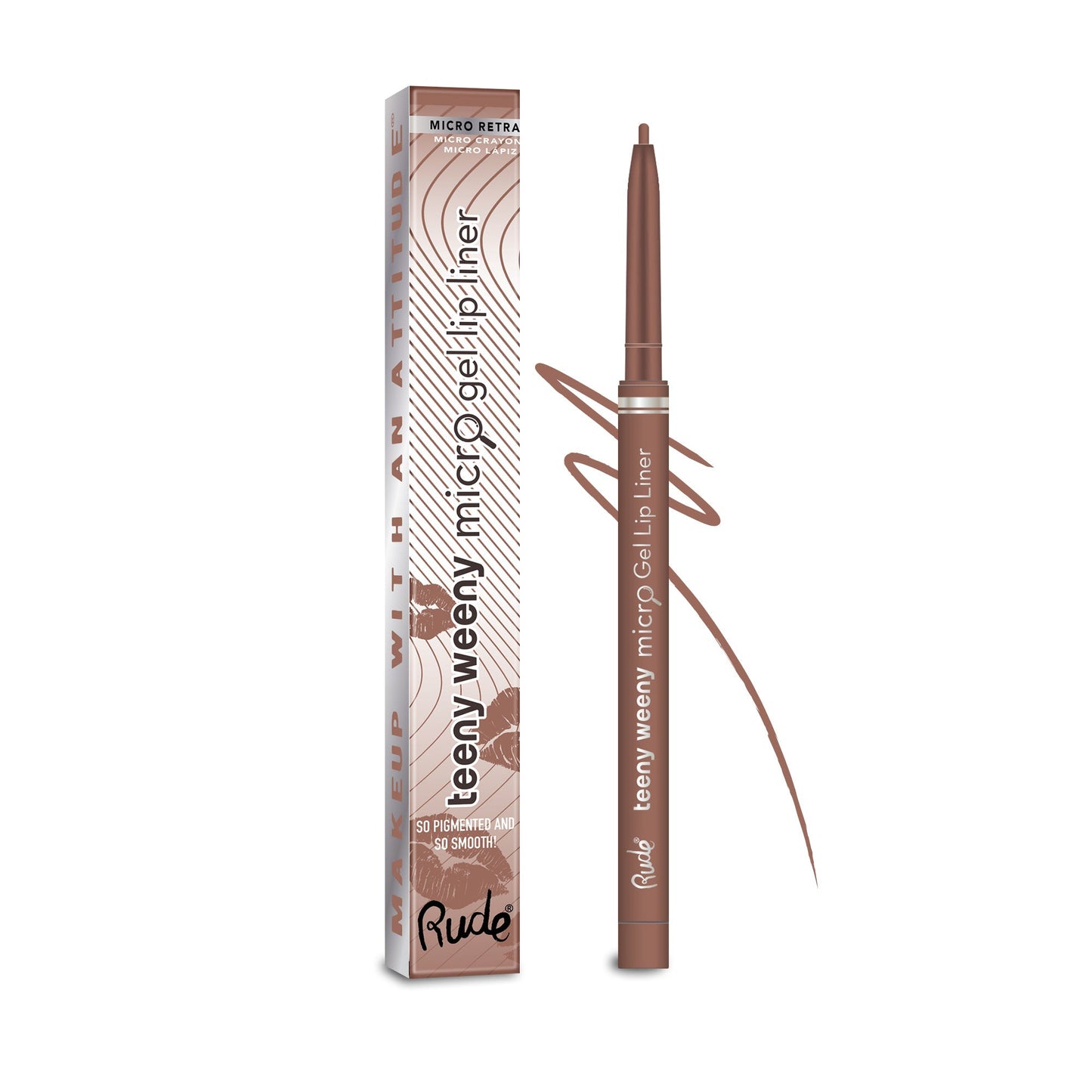 RUDE Teeny Weeny Micro Gel Lip Liner - Double Dare - DestGlow