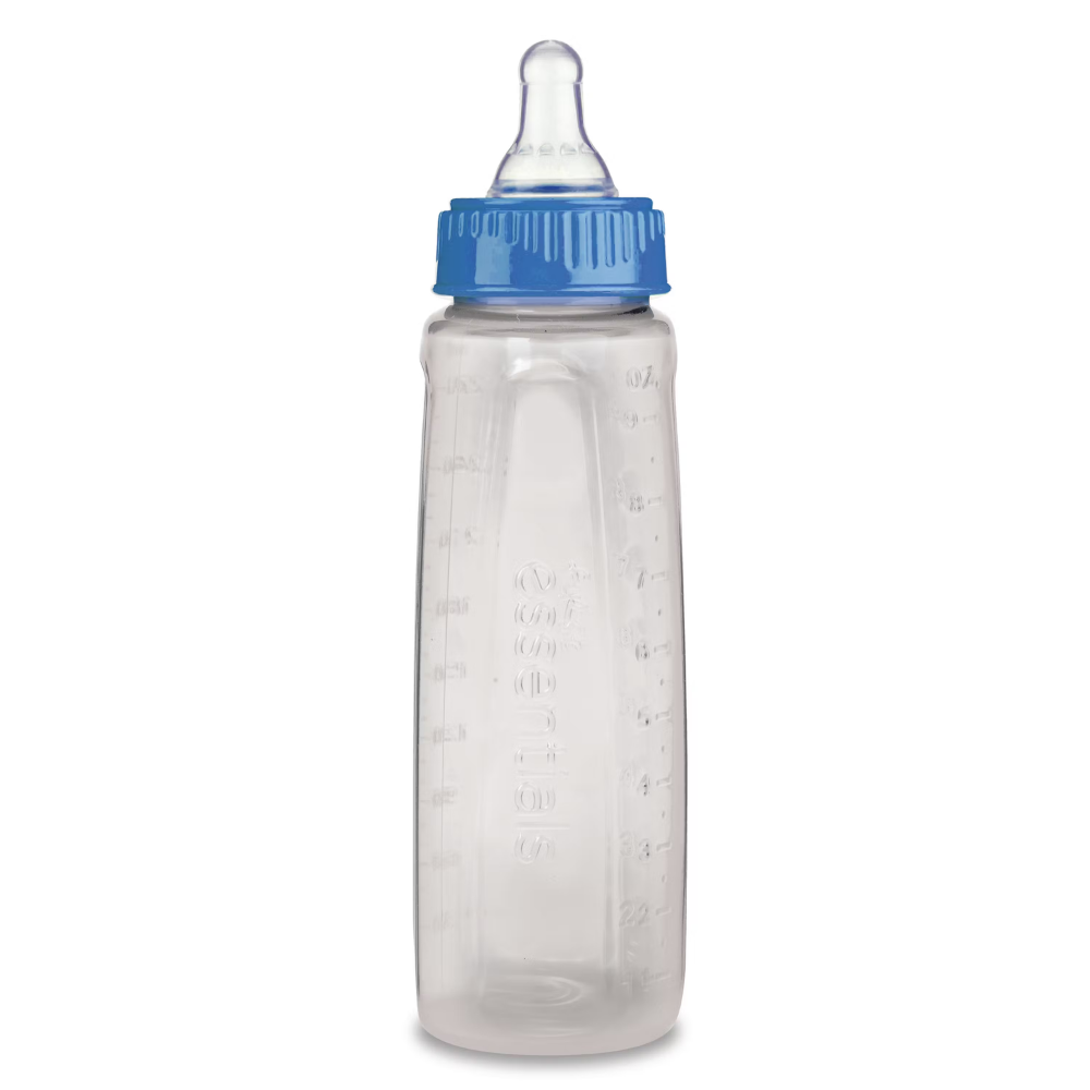 Nuk First Essential Clear Medium Flow Baby Bottle (9 oz) DestGlow