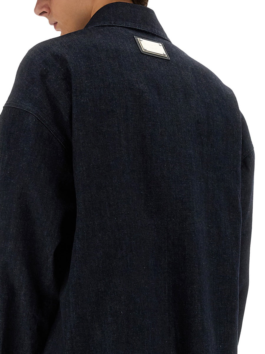 Dolce & Gabbana Men Selvedge Denim Blouson DestGlow