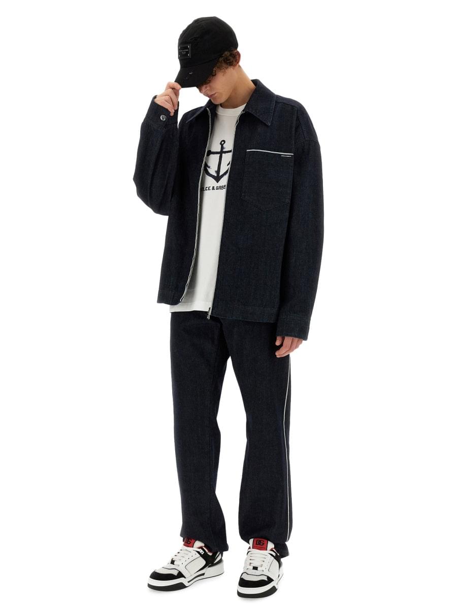 Dolce & Gabbana Men Selvedge Denim Blouson DestGlow