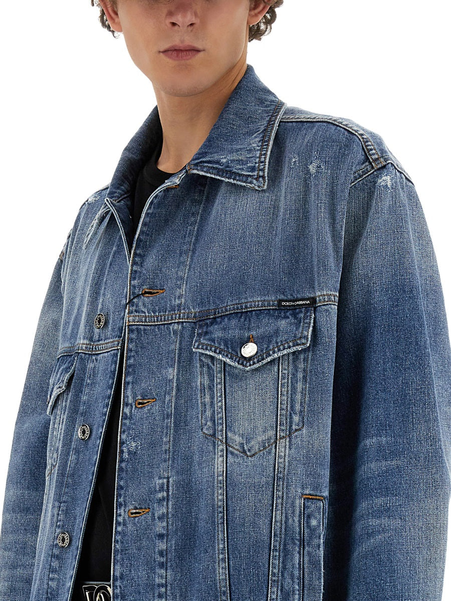 Dolce & Gabbana Men Denim Shirt DestGlow