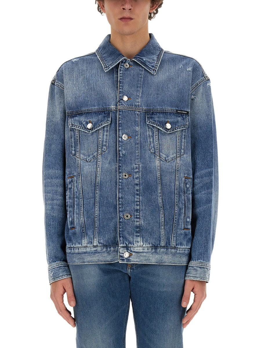 Dolce & Gabbana Men Denim Shirt DestGlow