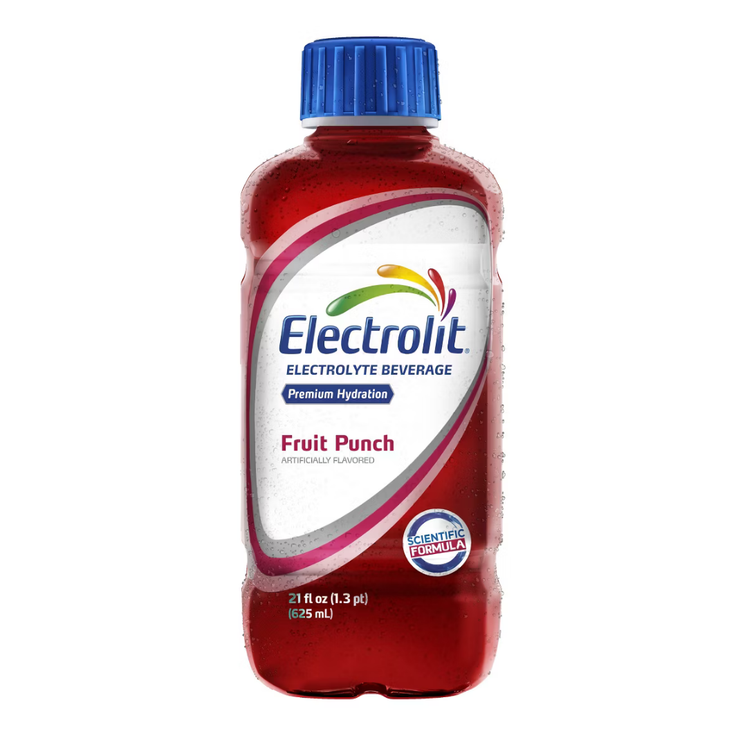 Electrolit Fruit Punch Electrolyte Drink (21oz) DestGlow