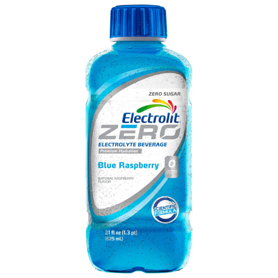 Electrolit Zero Blue Raspberry Electrolyte Drink (21oz) DestGlow