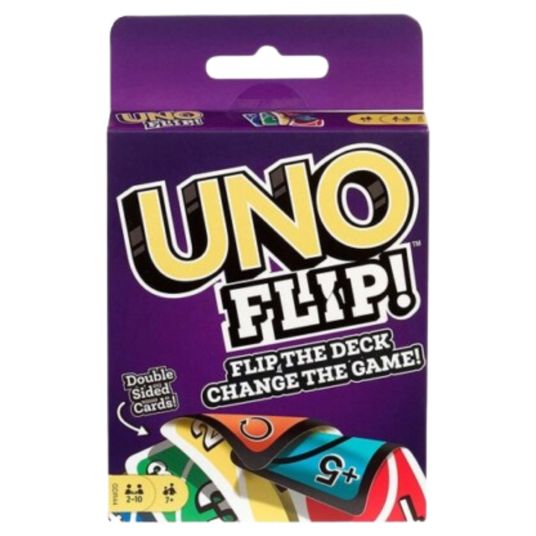 Mattel UNO FLIP! Card Game with Double-Sided Deck DestGlow