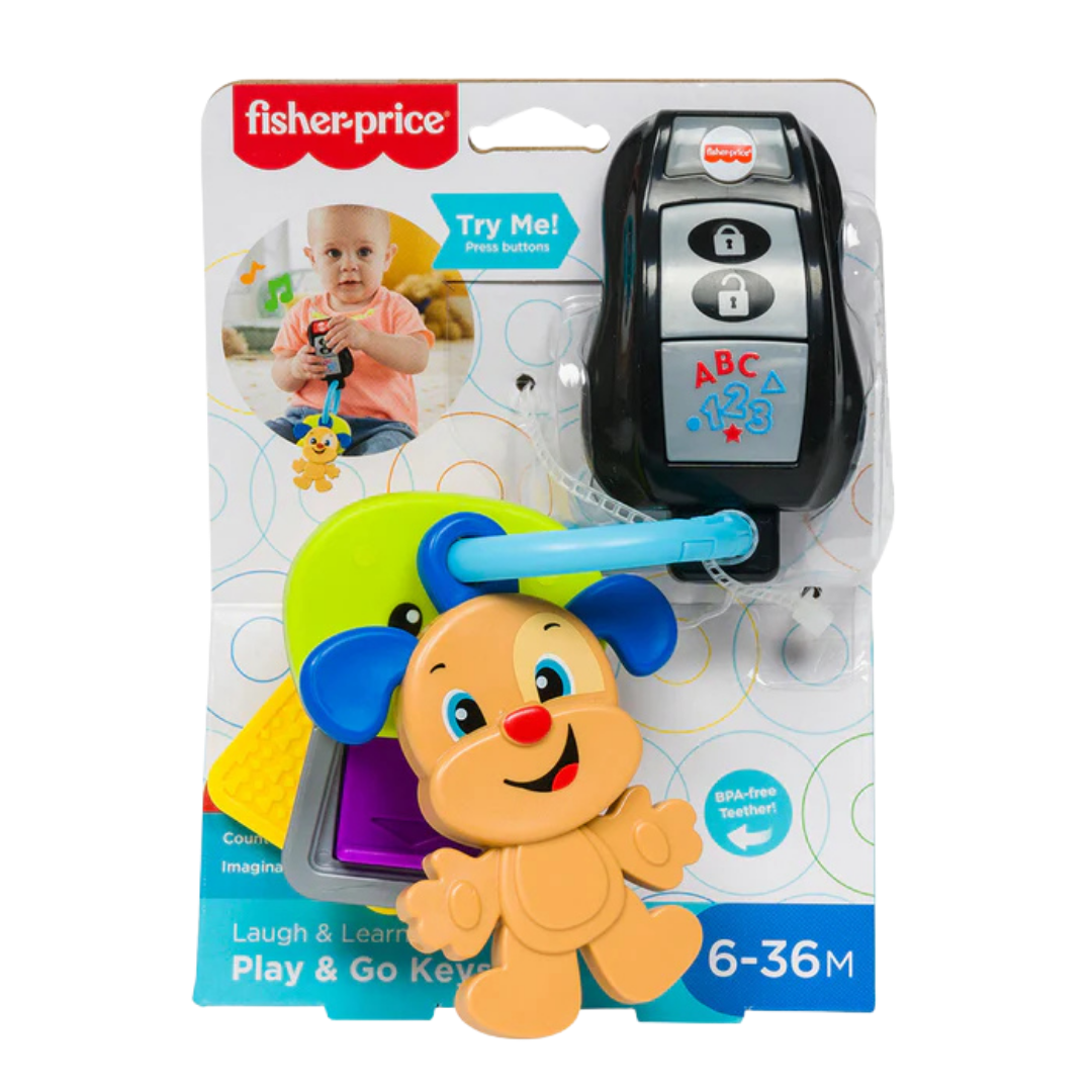 Fisher-Price Laugh & Learn Play & Go Keys Musical Toy by Farmacias Savia