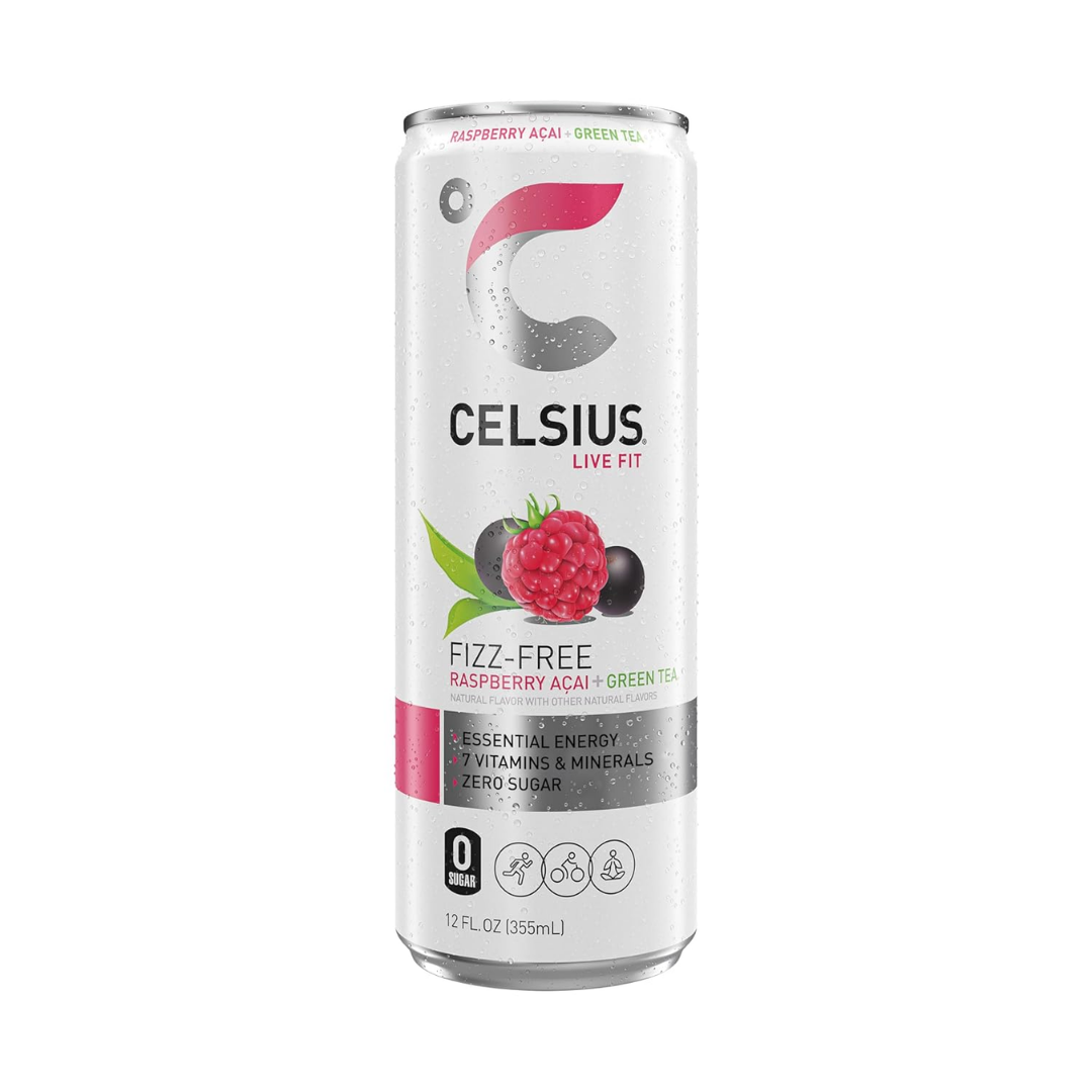Celsius Sparkling Wild Berry Energy Drink (12oz) DestGlow