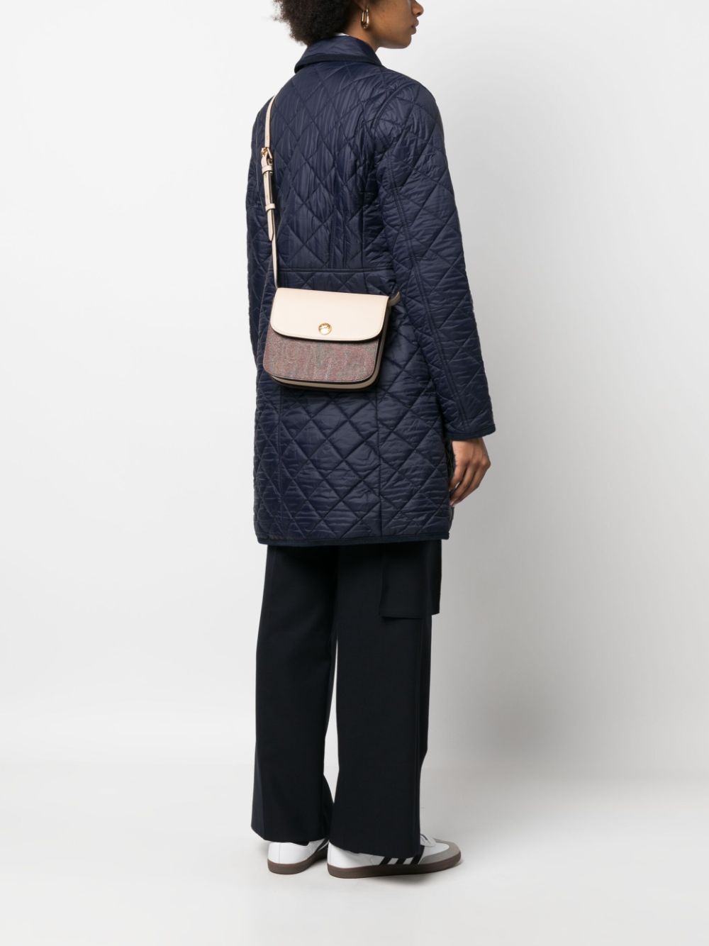 Etro Women Shoulder Bag With Paisley Print Panels DestGlow
