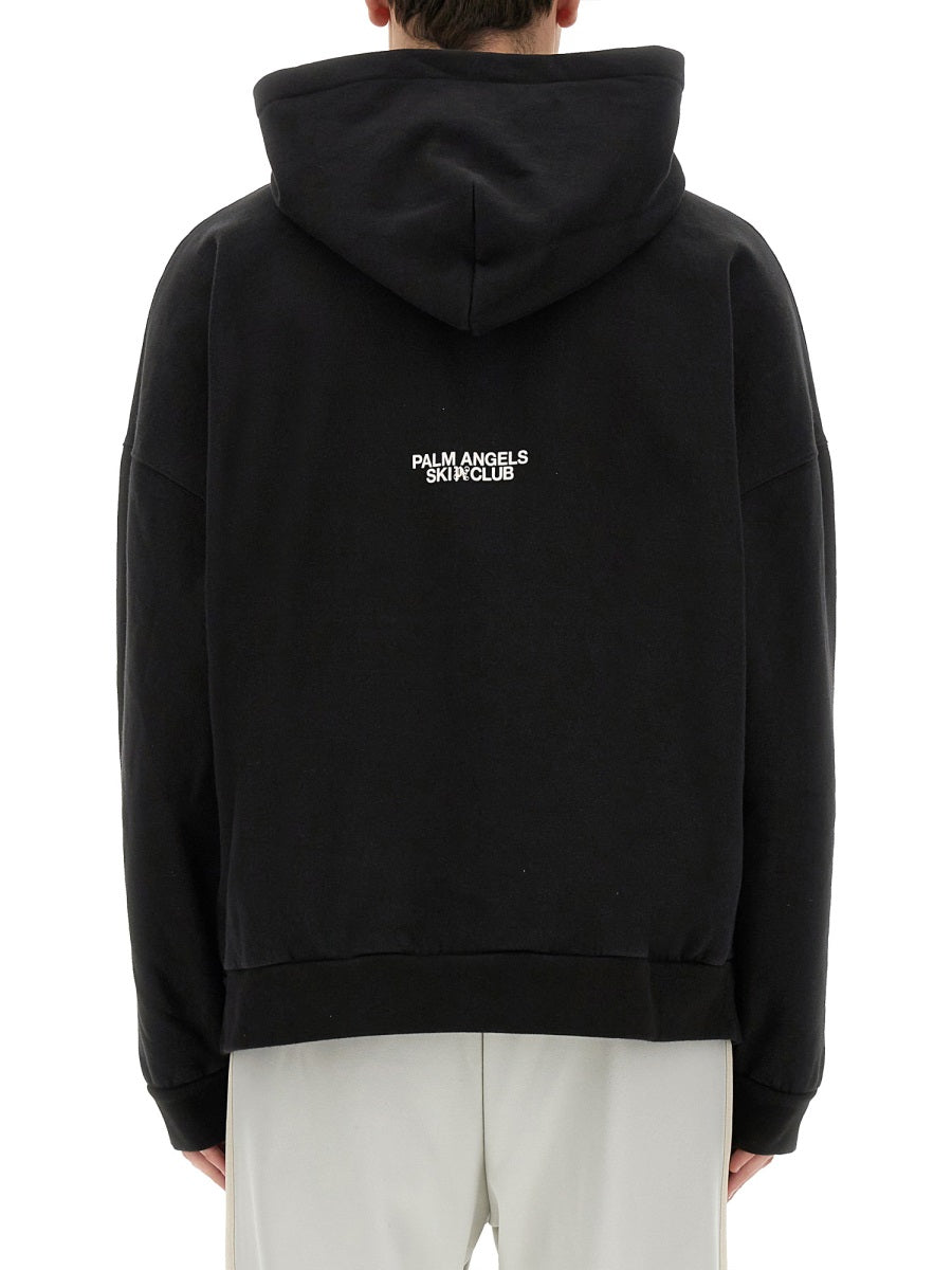 Palm Angels Men Palm Ski Club Print Sweatshirt DestGlow