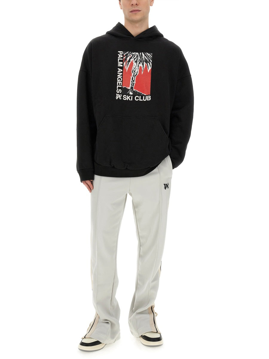 Palm Angels Men Palm Ski Club Print Sweatshirt DestGlow
