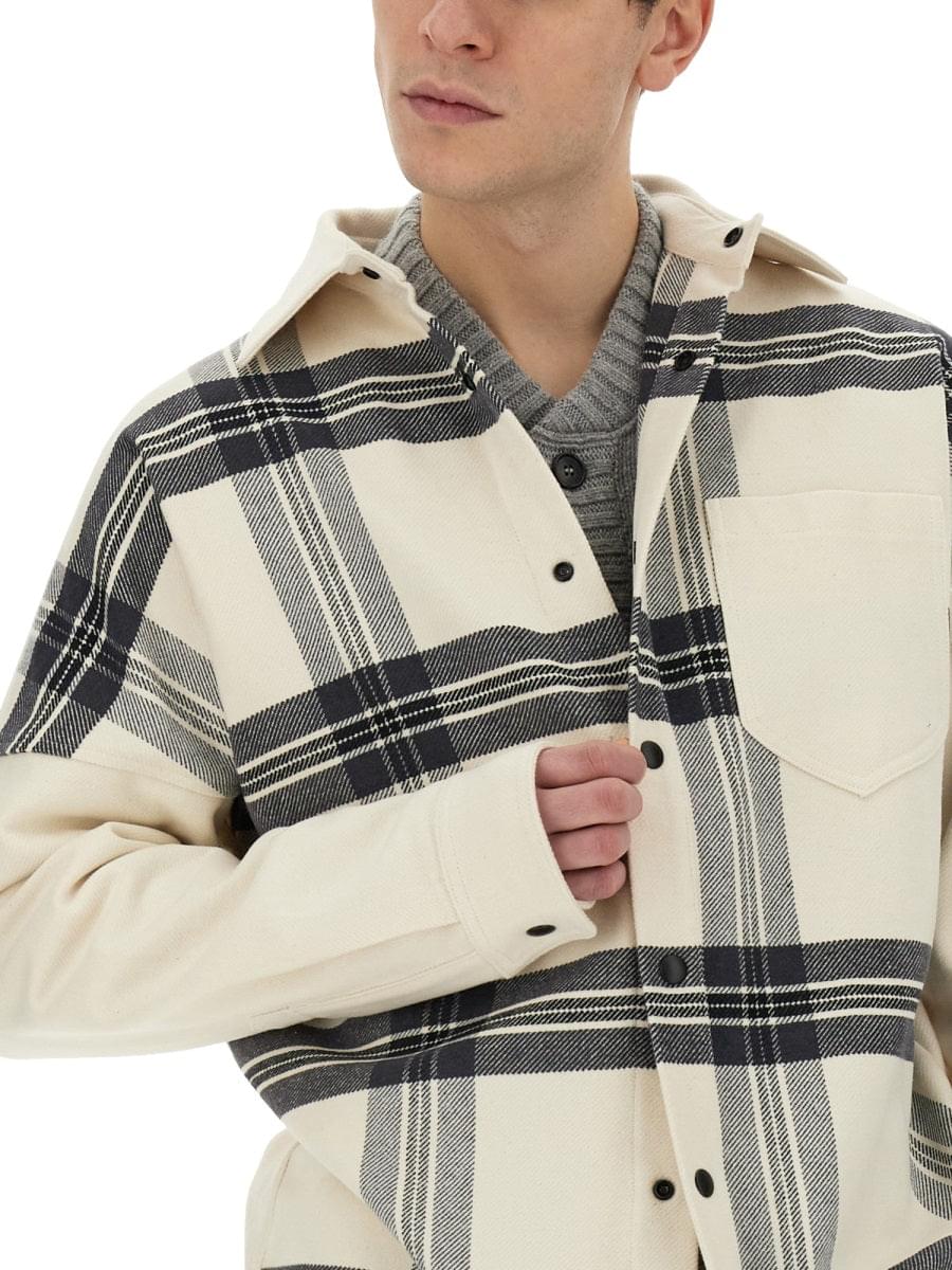 Palm Angels Men Overshirt Check DestGlow