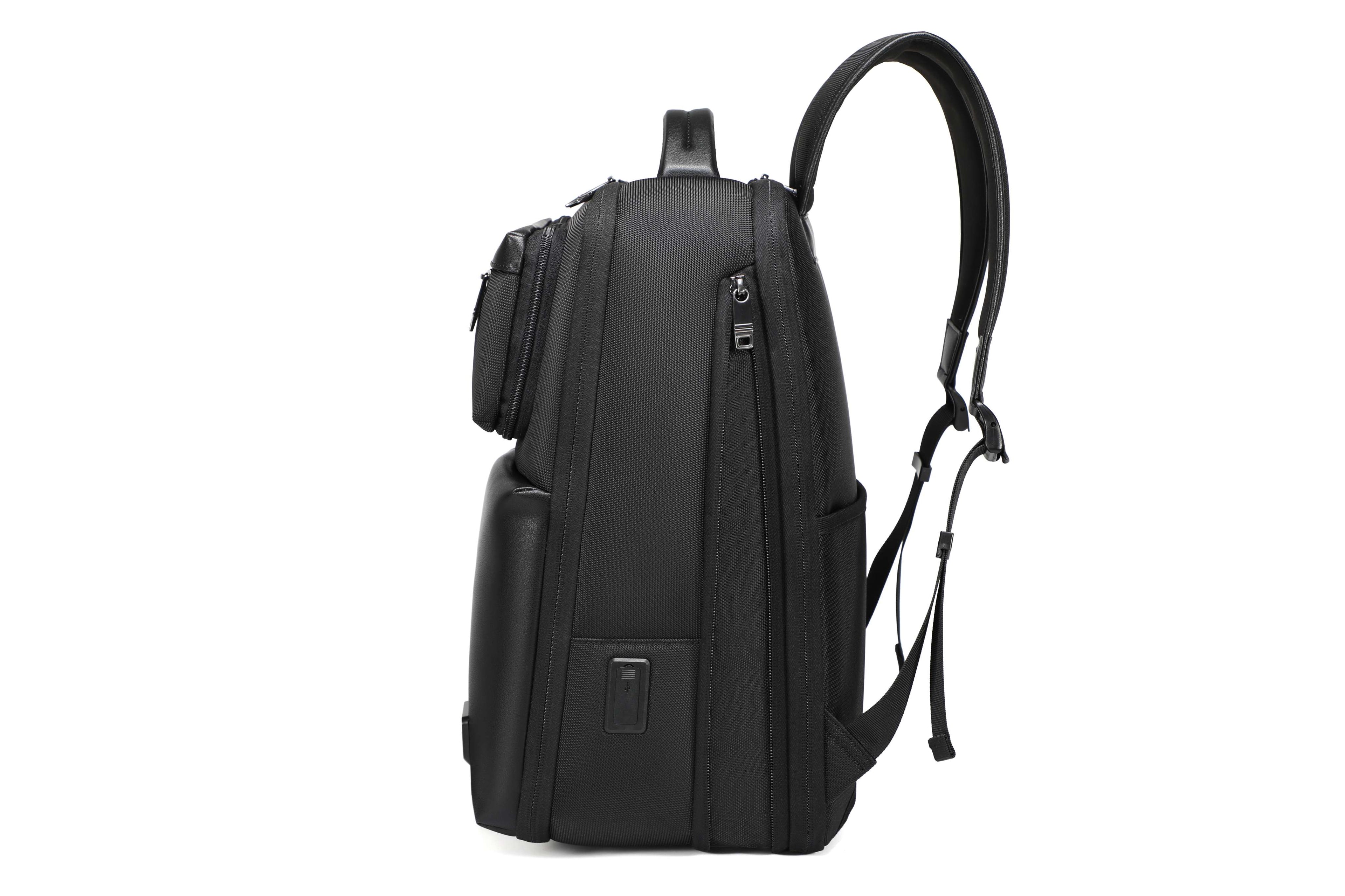 Pro Travel Vegan Backpack 306 - Semi-Expandable w/ Pouch DestGlow