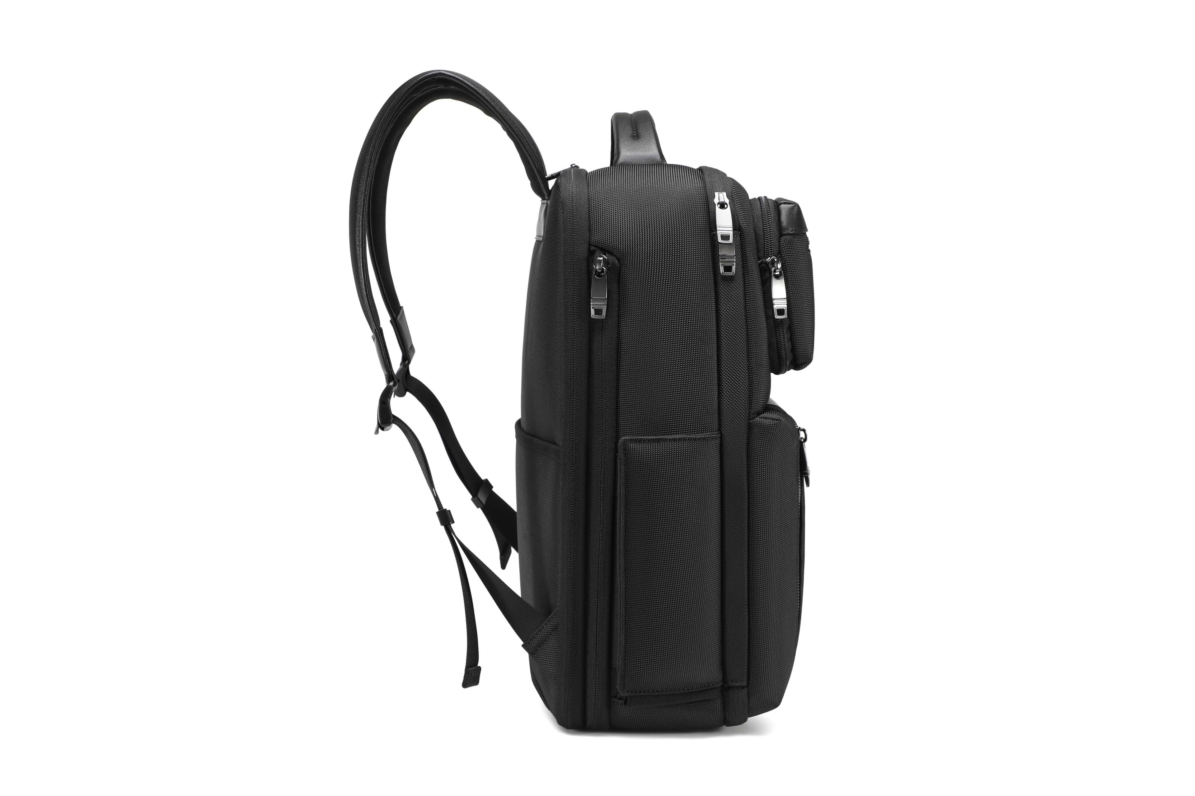 Pro Travel Vegan Backpack 306 - Semi-Expandable w/ Pouch DestGlow