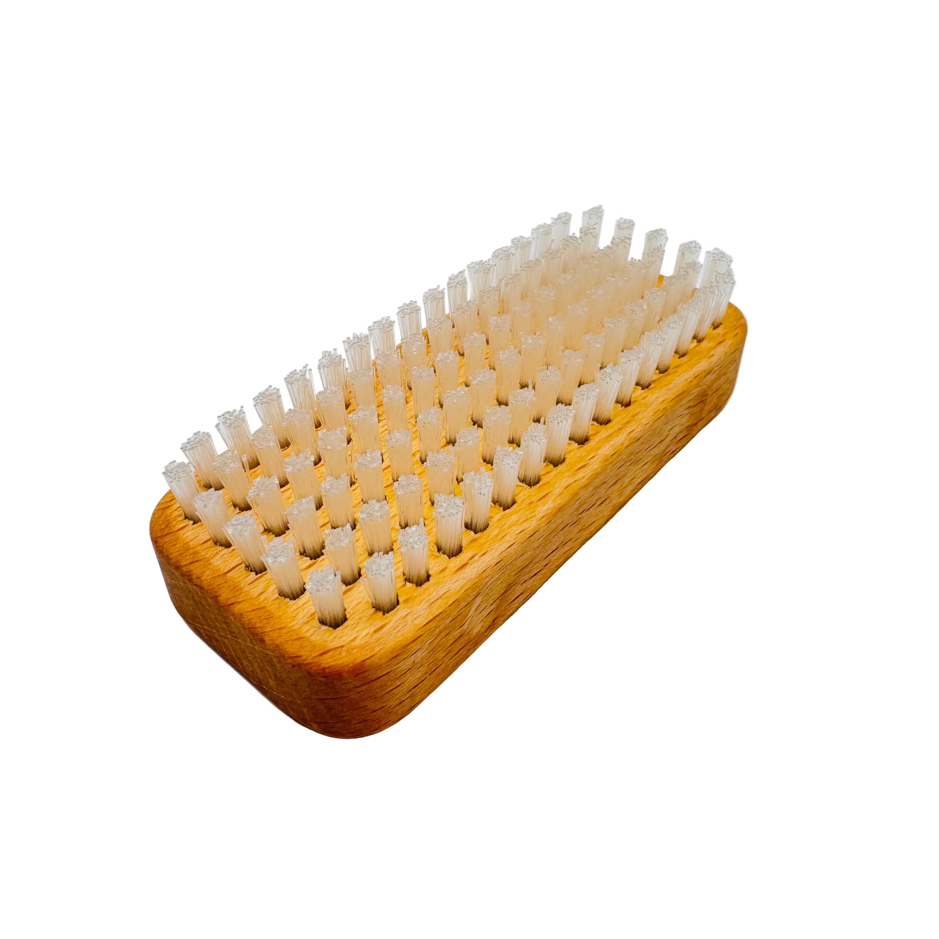 Dural Beech Wood Hand & Nail Brush With Short White Nylon Bristles - 6 Rows by Pasteur Pharmacy