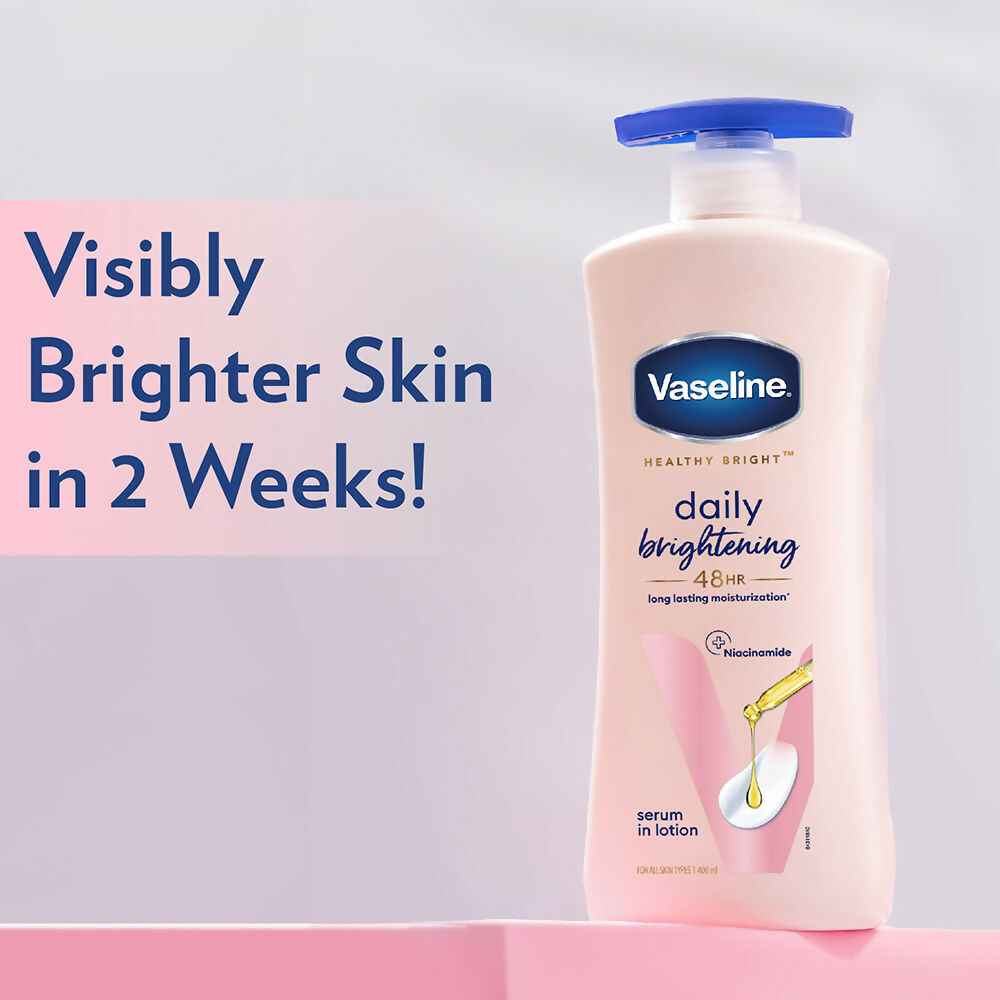 Vaseline Daily Brightening Body Lotion & Cocoa Glow Body Lotion Combo