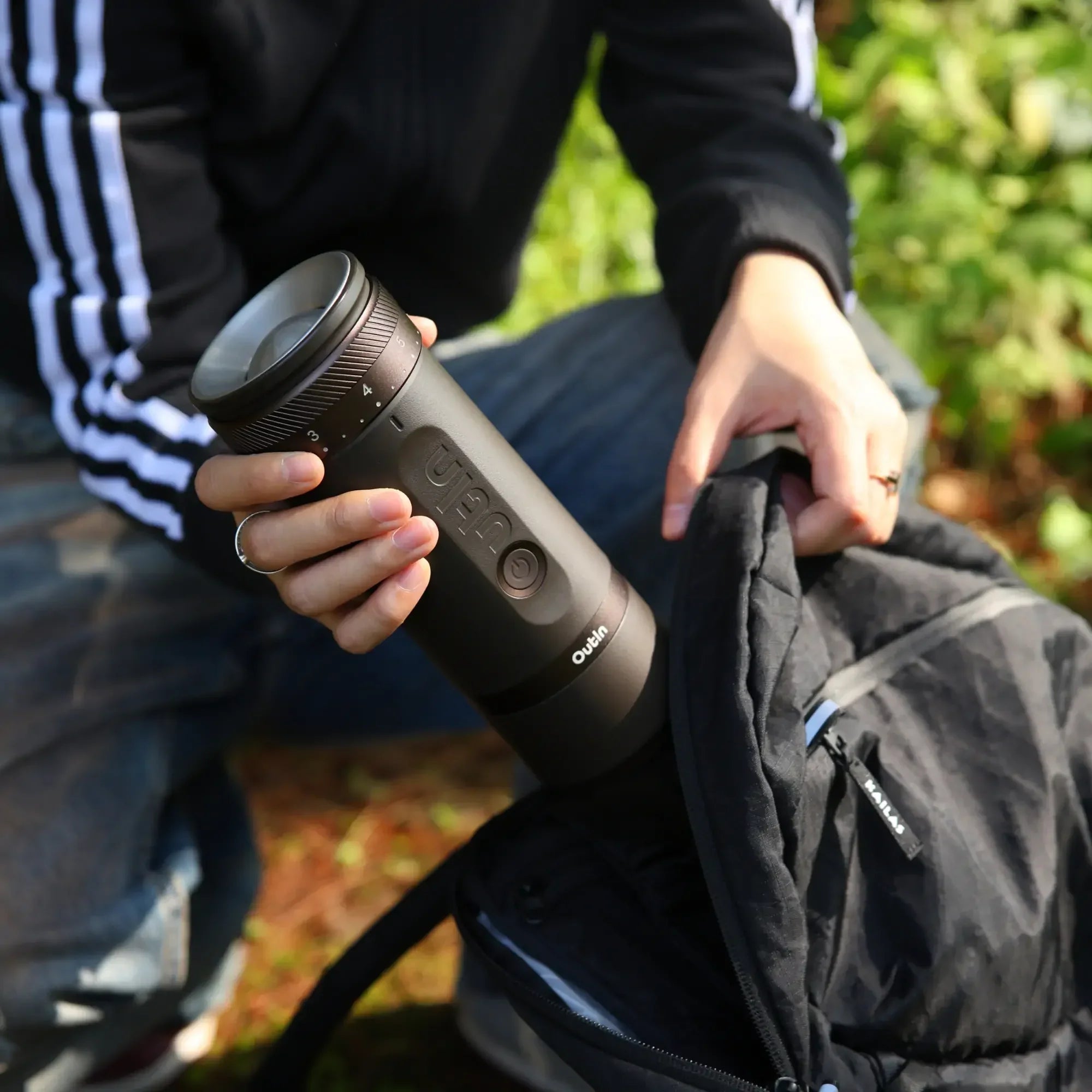 OutIn Fino Portable Electric Coffee Grinder - DestGlow