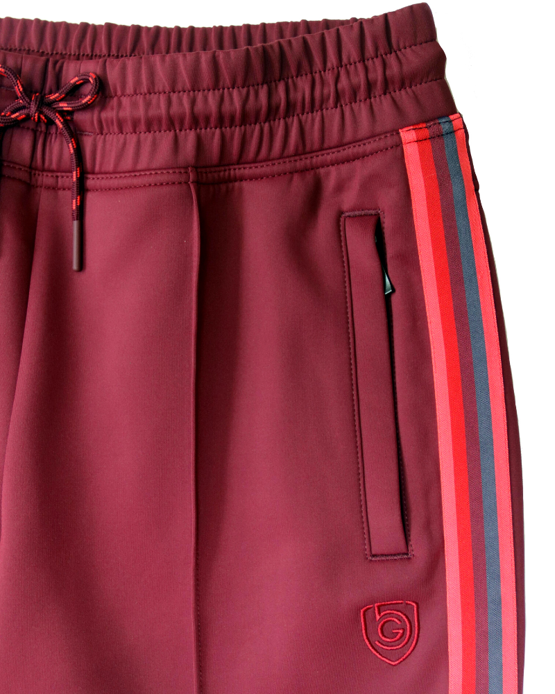 Powerstripe Mid Rise 28" 7/8 Length Track Pant by Goal Five