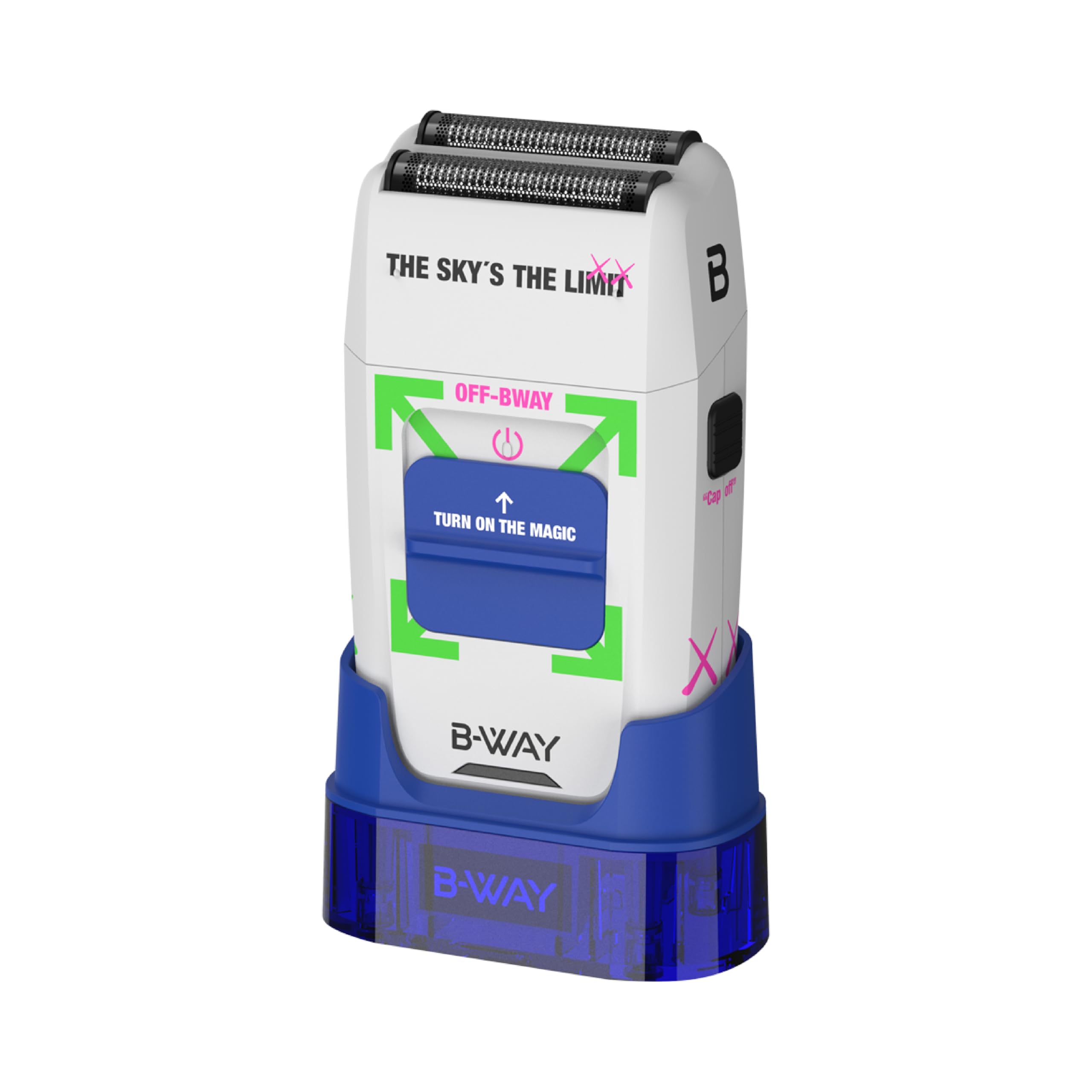 B-Way B10K Clipper, T-Pro Trimmer, Off-Shaver - 3 in 1 Set FREE CAPE