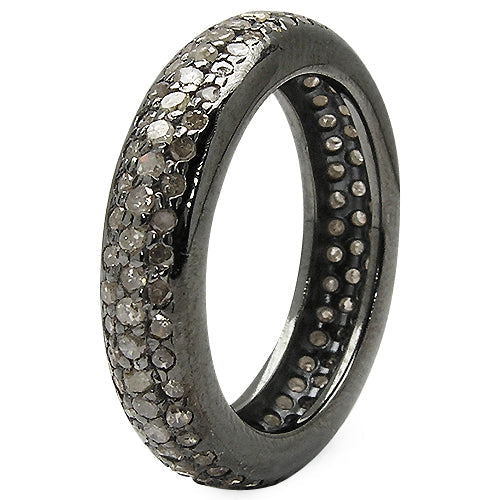1.13 Carat Genuine TLB Diamond .925 Sterling Silver Ring by Bids.com