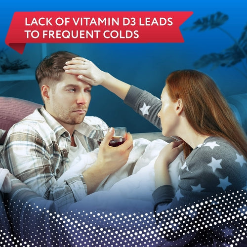 Vitamin D3 2000 IU Gummies - Immune Support, Bone & Joint Health