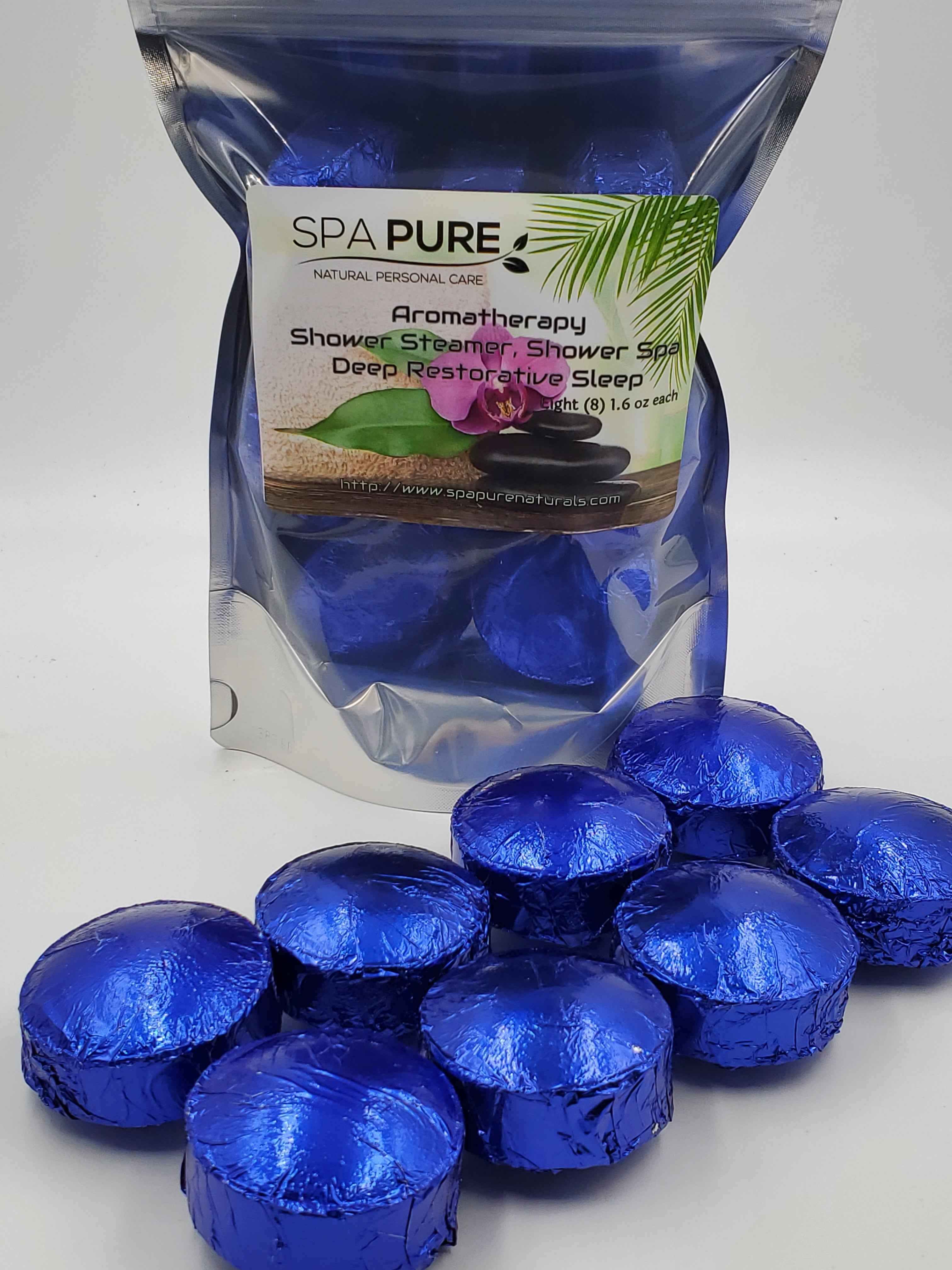 8 Aromatherapy Shower Bombs USA Made, 100% Natural/Organic Essential Oils-Transform your shower-Transform your mood
