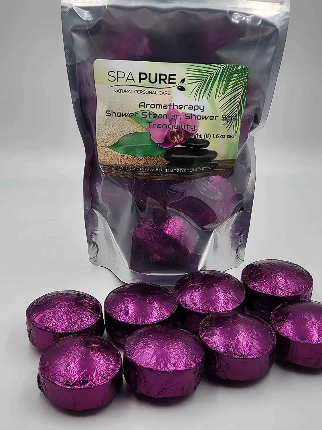 8 Aromatherapy Shower Bombs USA Made, 100% Natural/Organic Essential Oils-Transform your shower-Transform your mood